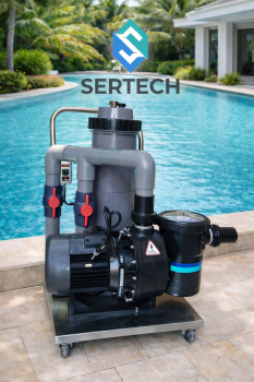 Bộ vệ sinh di động hồ cảnh quan – đài phun nước  - hồ bơi Emaux